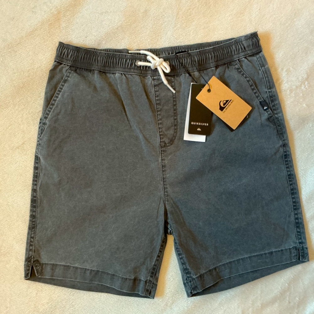 NEW Quicksilver Boys "Taxer" Elastic Draw String Shorts NWT